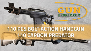 Savage 110 PCS Bolt Action Handgun and 110 Carbon Predator