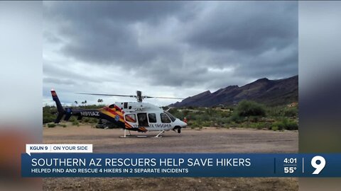 Swift water, hiker rescues following weekend rain