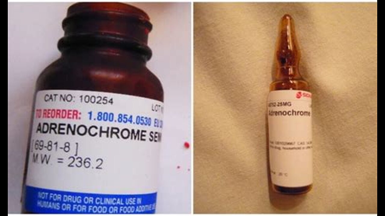 ADRENOCHROME SENDO ESCANCARADO