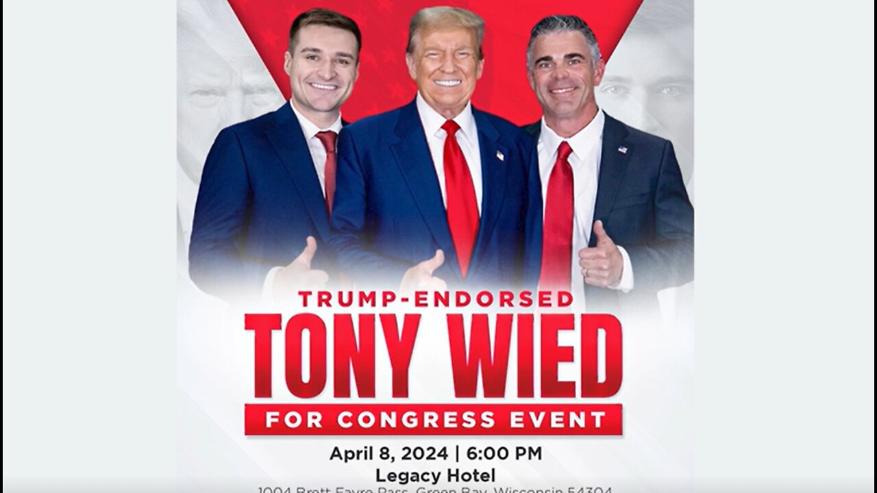 Tony Weid for Congress Event | Live in Green Bay, Wisconsin