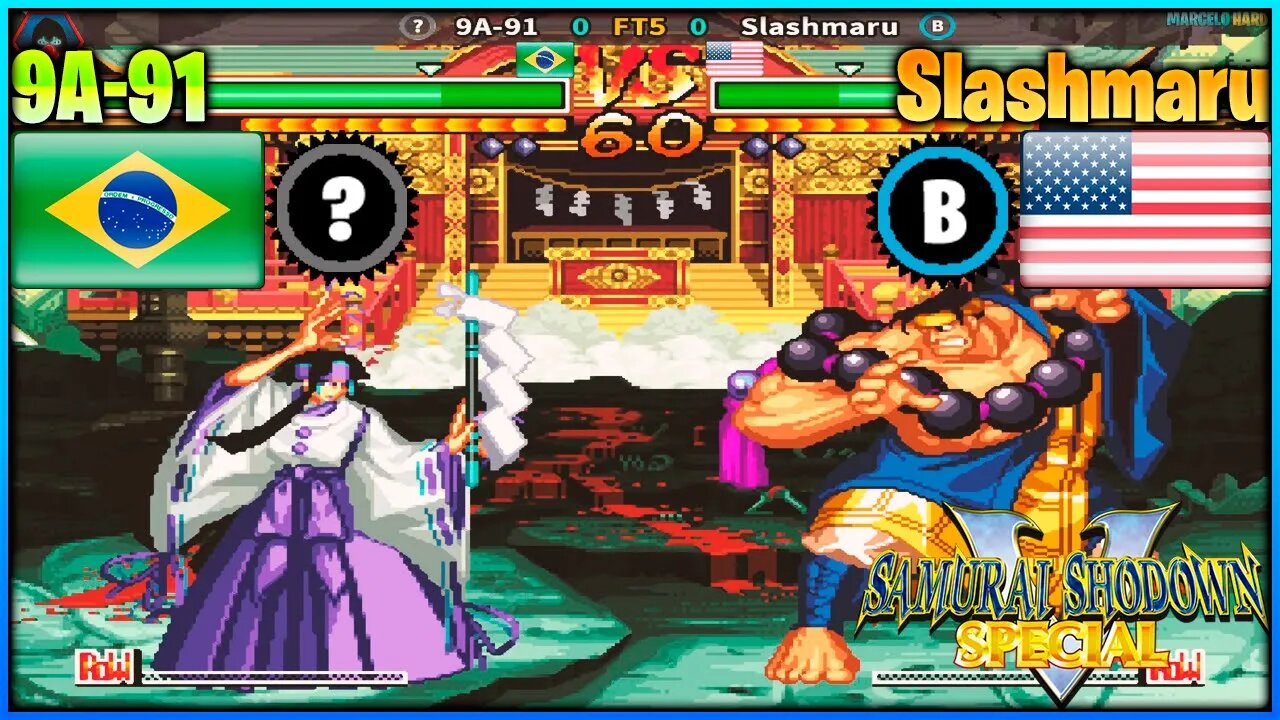 Samurai Shodown V Special (9A-91 Vs. Slashmaru) [Brazil Vs. U.S.A]