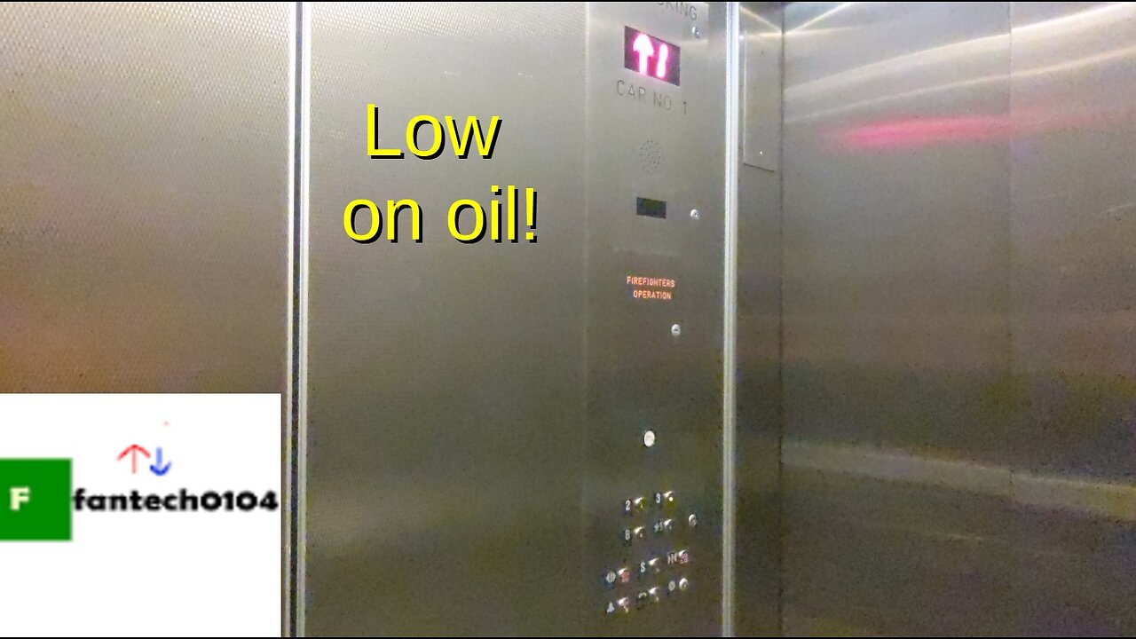 Low on oil elevator @ Campus Center South - Purchase College - Harrison, New York