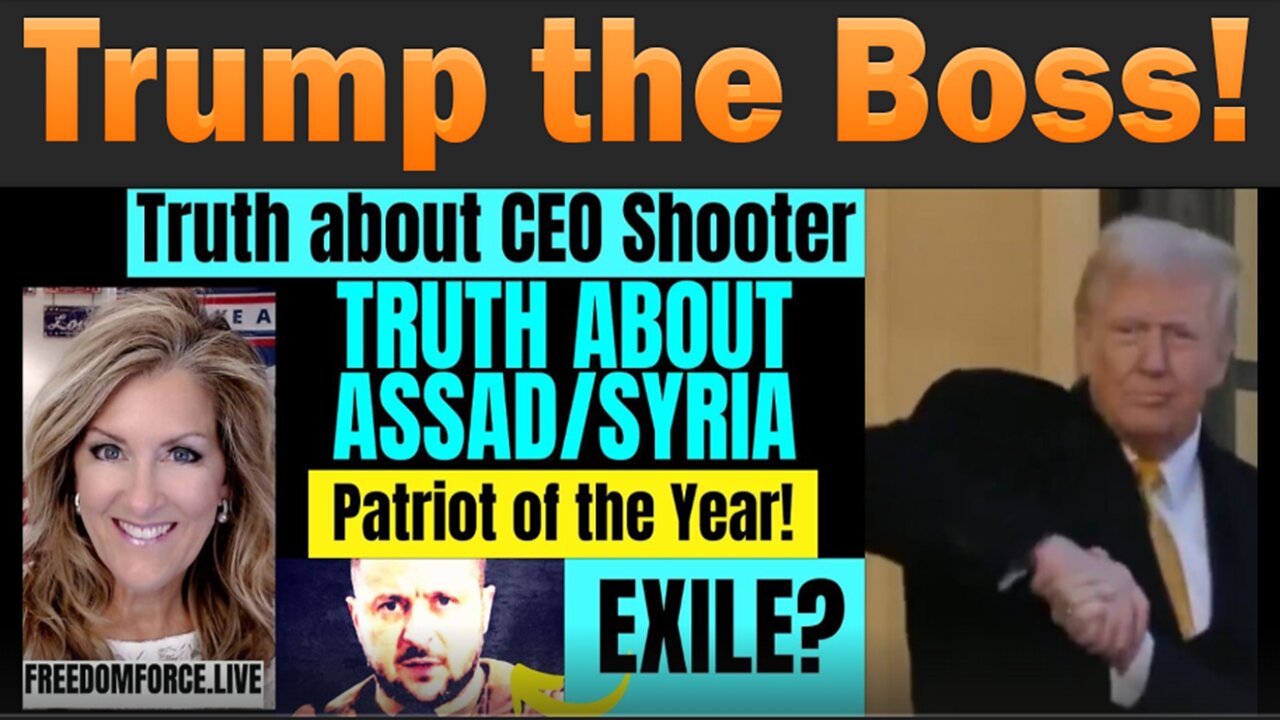 Trump the Boss! Notre Dame, Assad, CEO Shooter, Ukraine Exile - Live with Melly - Update Latest News. November 9, 2024