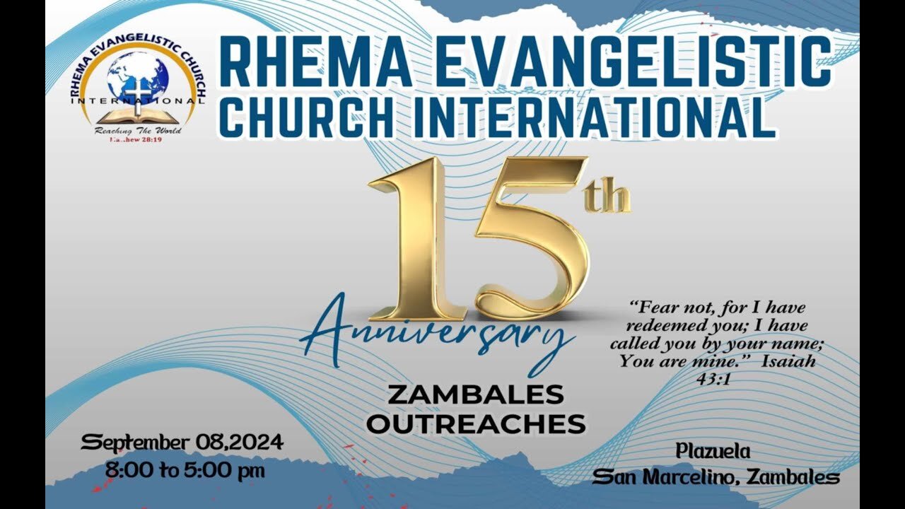 Zambales 15th Anniversary | SEPTEMBER 8, 2024 | Afternoon Service