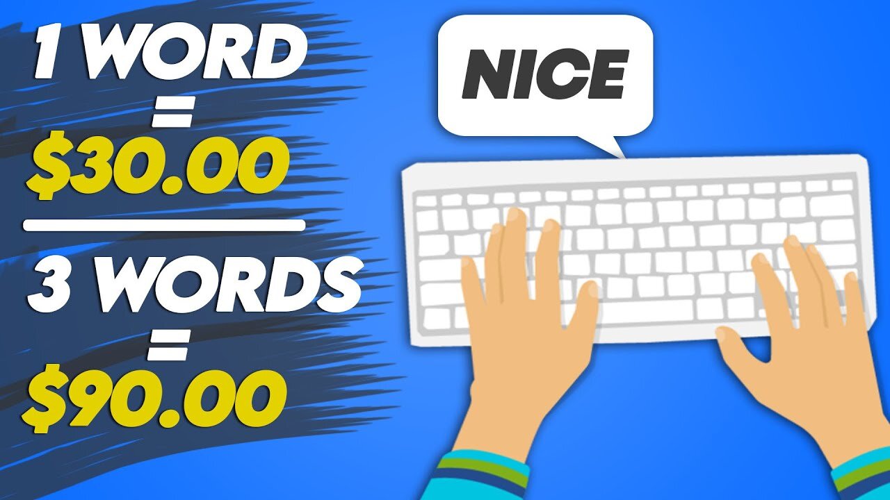 Earn $30 Per Word You Type (Make Money Online 2023)