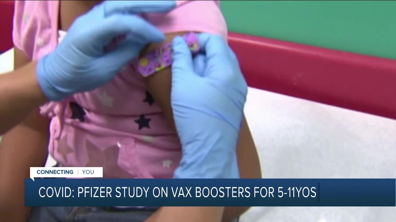 COVID: Pfizer study on vaccines boosters for 5-11 year olds