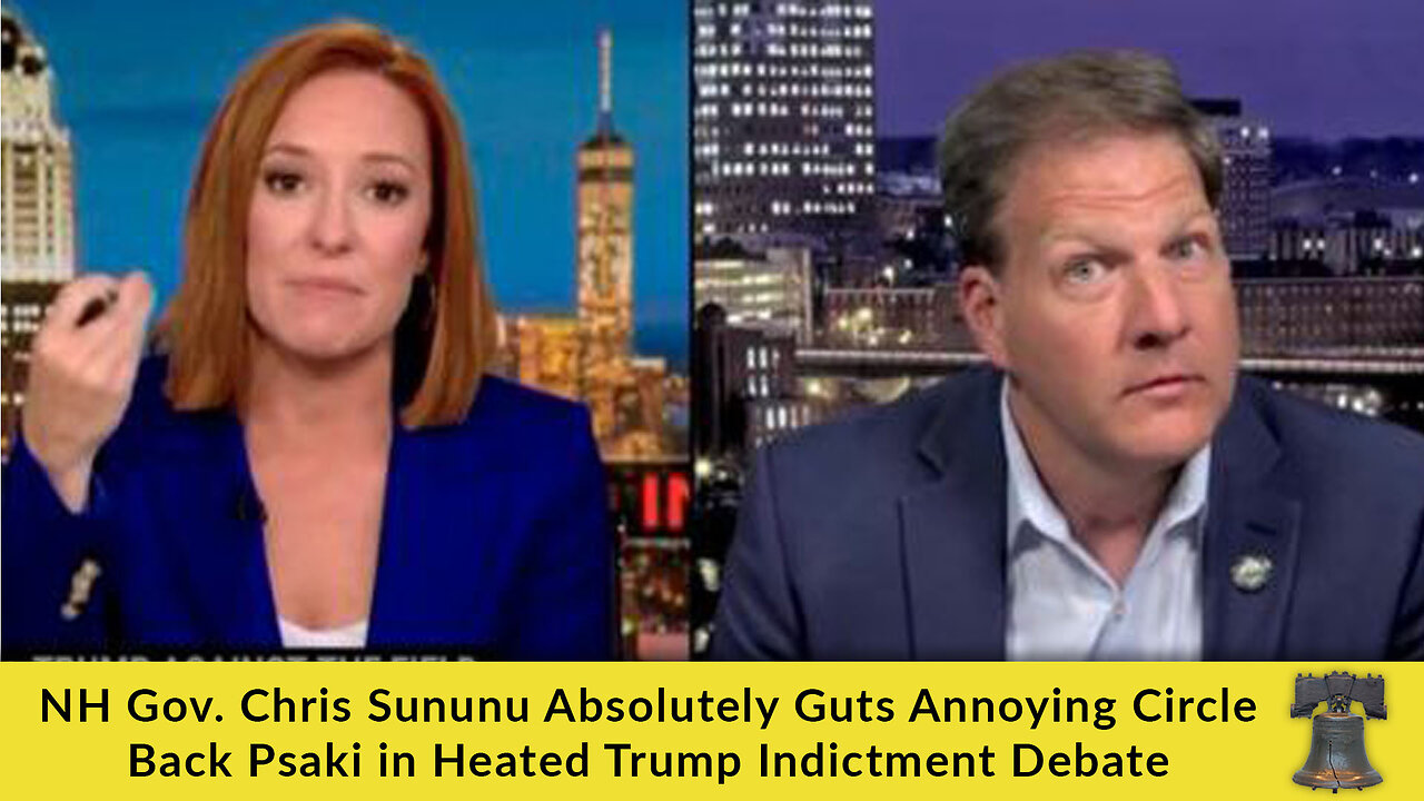 NH Gov. Chris Sununu Absolutely Guts Annoying Circle Back Psaki in Heated Trump Indictment Debate