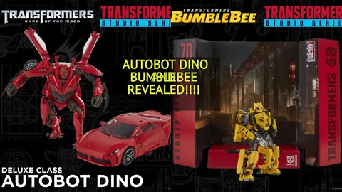 FAN FIRST FRIDAY TRANSFORMERS STUDIO SERIES DINO AND CYBERTRON BUMBLEBEE REVEALED - NINJA KNIGHT