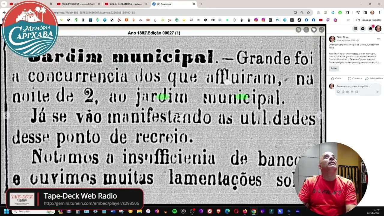 Jardim Municipal de Vitória (02/02/1882)