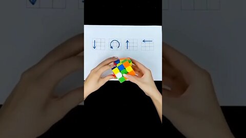 Easy way to solve Rubik cube #shorts