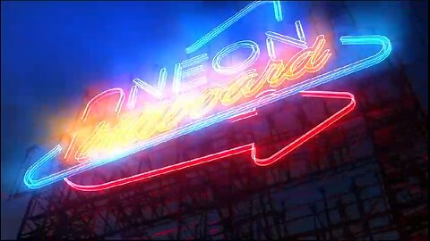 Neon Billboard Logo Revealer