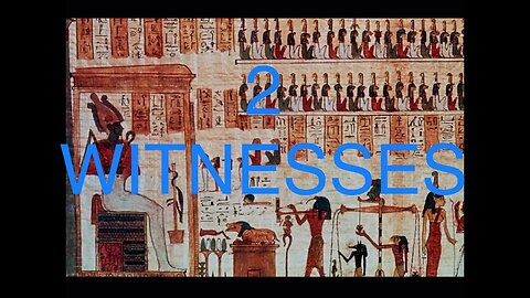 2 WITNESSES CAME FROM THE CULT OF OSIRIS . JUST be AWARE OF THIS NEW CULT