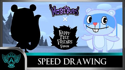 Speed Drawing: Happy Tree Friends Fanon - Acrylic | Mobebuds Style