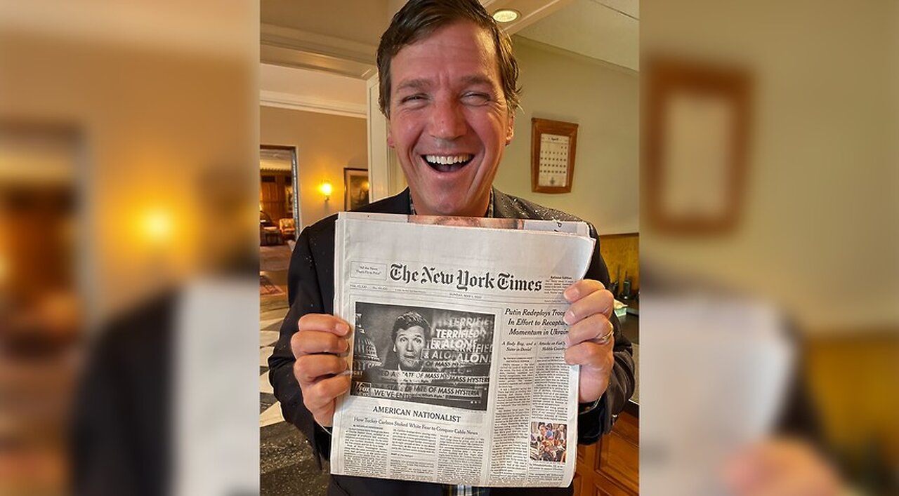 Tucker Carlson Is Still Getting the Last Laugh as He Launches an Ad Deal With PublicSq.