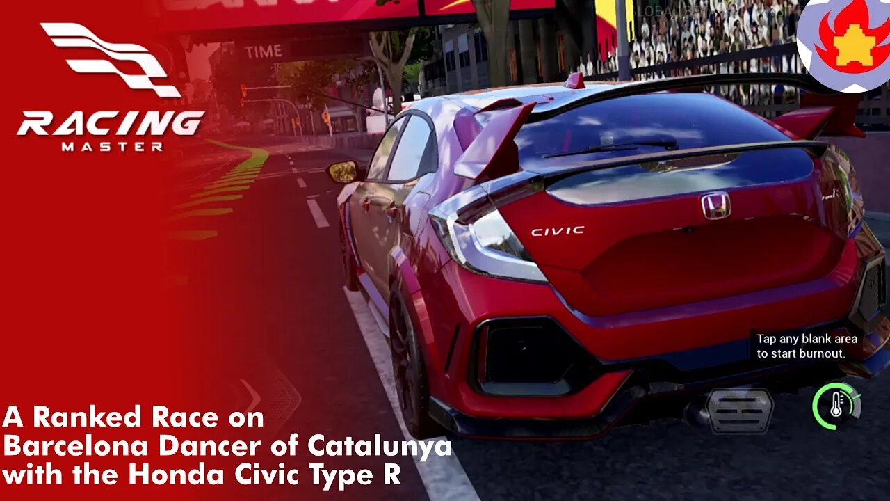 A Ranked Race on Barcelona Dancer of Catalunya with the Honda Civic Type R | Racing Master