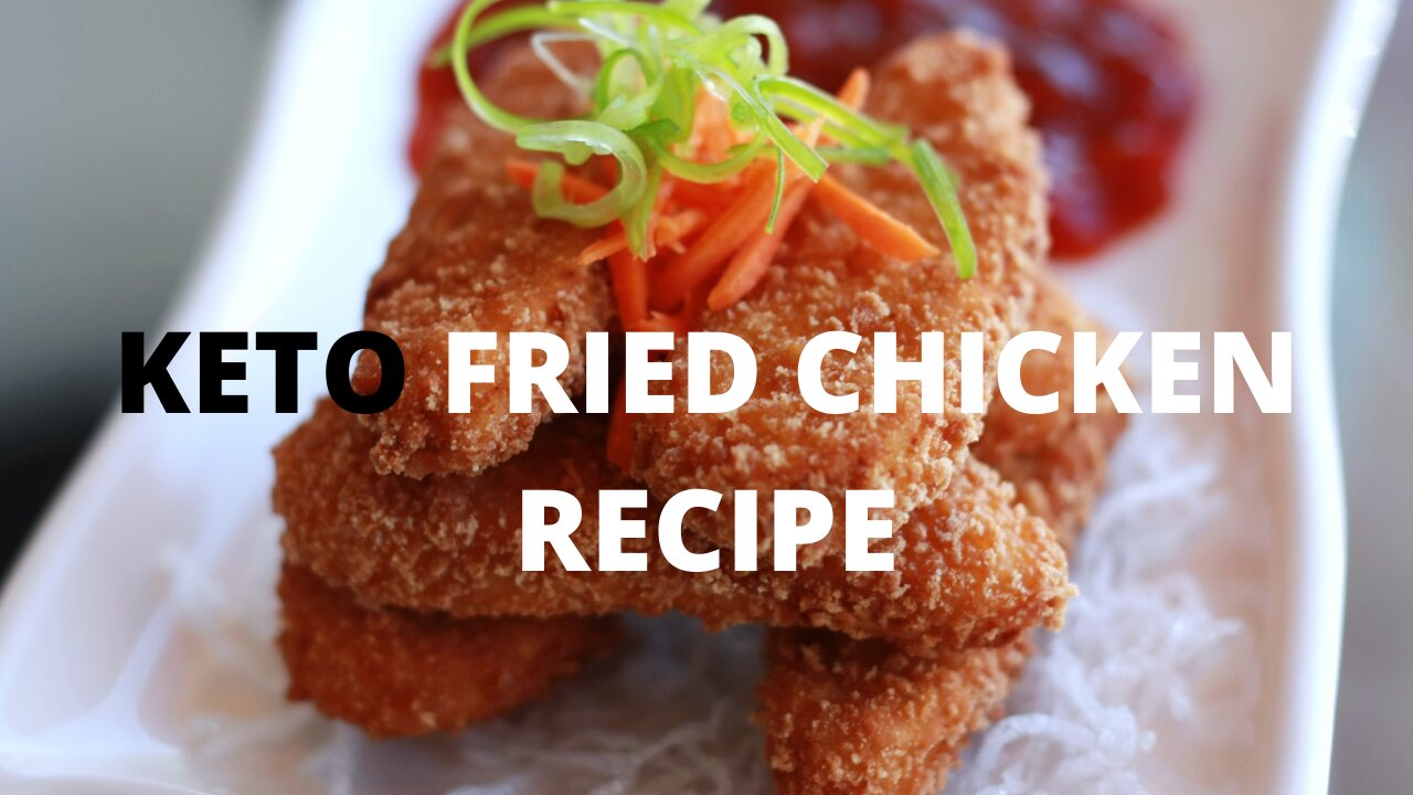 KETO FRIED CHICKEN RECIPE #SHORTS