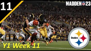 Some Flashes of Greatness Mixed With Bad Decisions l Madden 23 Pittsburgh Steelers Franchise Ep. 11