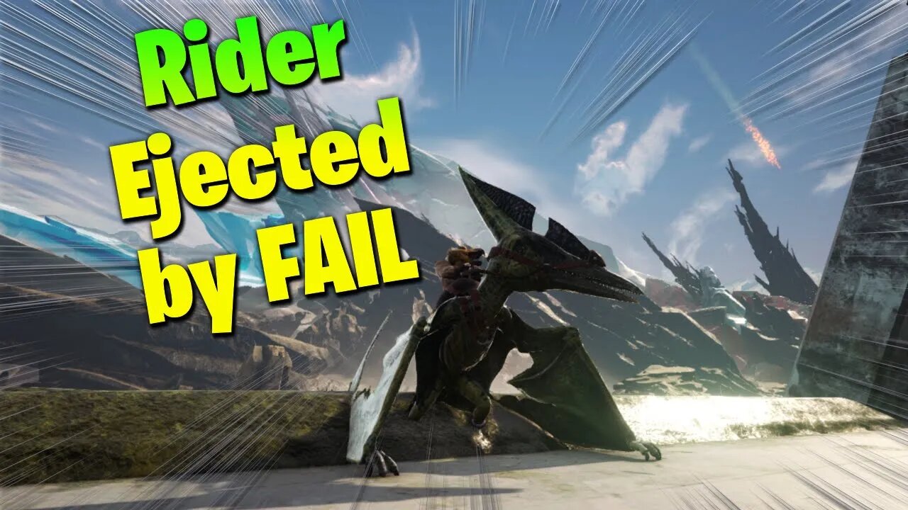 Ark #Shorts - Pteranodon dismount FAIL