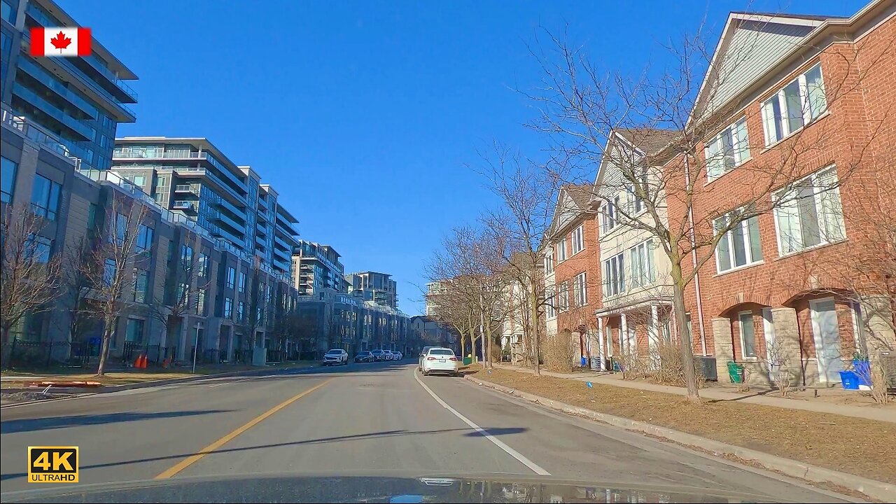 Driving MOST DANGEROUS Neighbourhoods in MARKHAM Ontario | 4K drive video