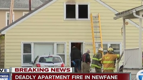 One dead in Newfane apartment fire