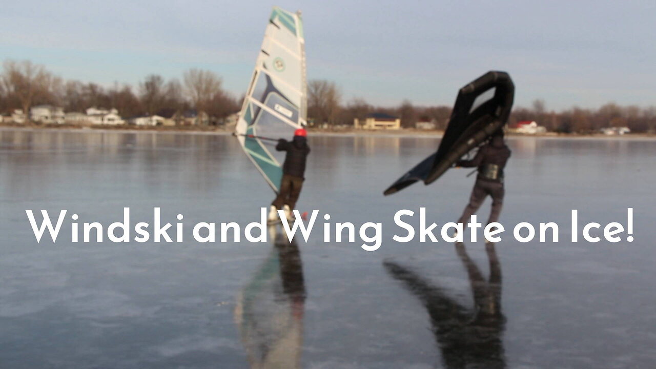 Windski and Wing Skate on Ice