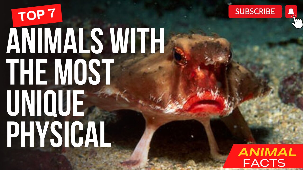 7 Animals with the Most Unique Physical Characteristics in the World - Weird but Real!"