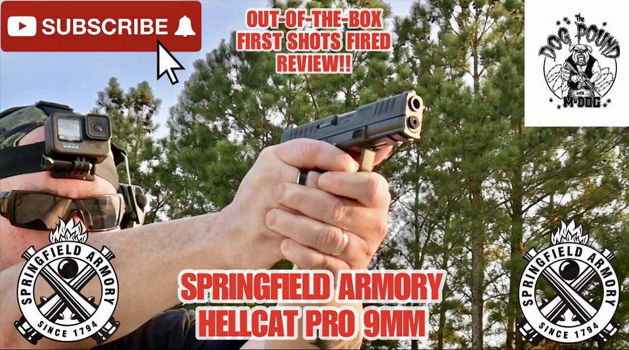 SPRINGFIELD ARMORY HELLCAT PRO COMPACT EDC 9MM REVIEW!