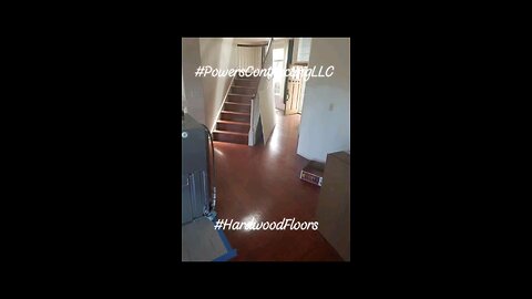 Another beautiful stained hardwood floor by the guys at Powers Contracting LLC!