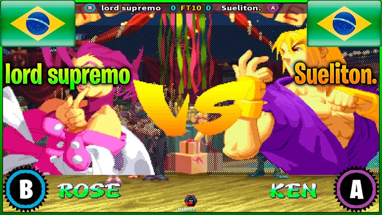 Street Fighter Alpha 2 (lord supremo Vs. Sueliton.) [Brazil Vs. Brazil]