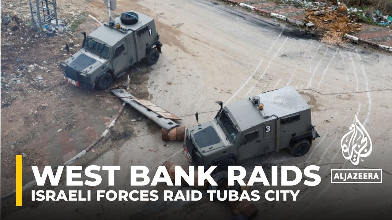 Israeli forces raid Tubas city in the occupied West Bank