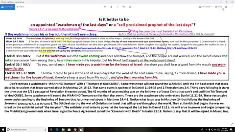 watchman vs prophet