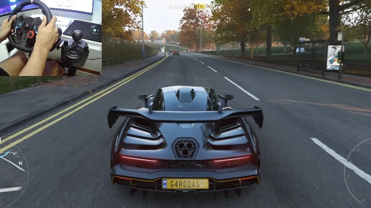 MCLAREN SENNA Forza Horizon 4 Logitech g29 gameplay