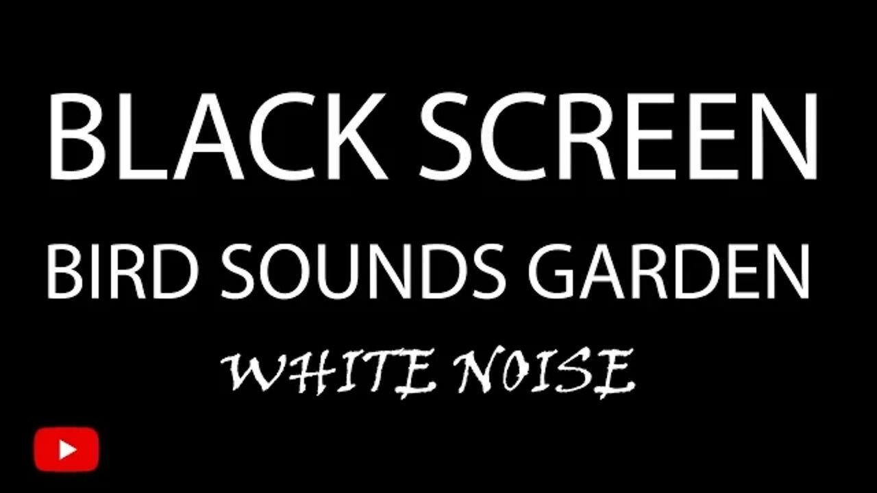 BIRD Sounds Garden For Sleeping White Noise - 10 HOURS