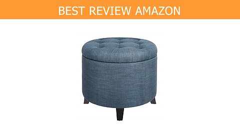 First Hill WFO017FBLUE Ottoman Blue Review