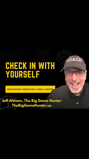 Recession-Proofing Your Career: Check in With Yourself | JobSearchTV.com