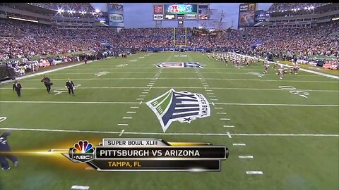 2009-02-01 Super Bowl XLIII Arizona Cardinals vs Pittsburgh Steelers 1st Half