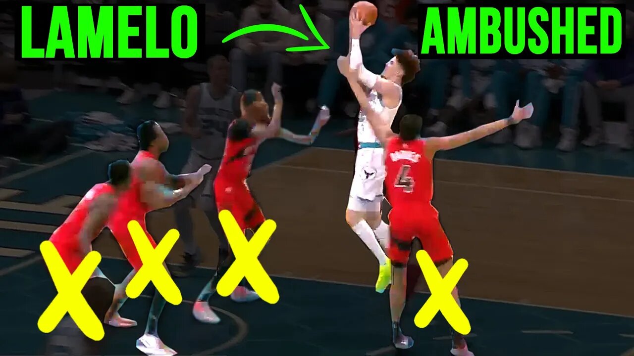 The Raptors AMBUSHED LaMelo Ball