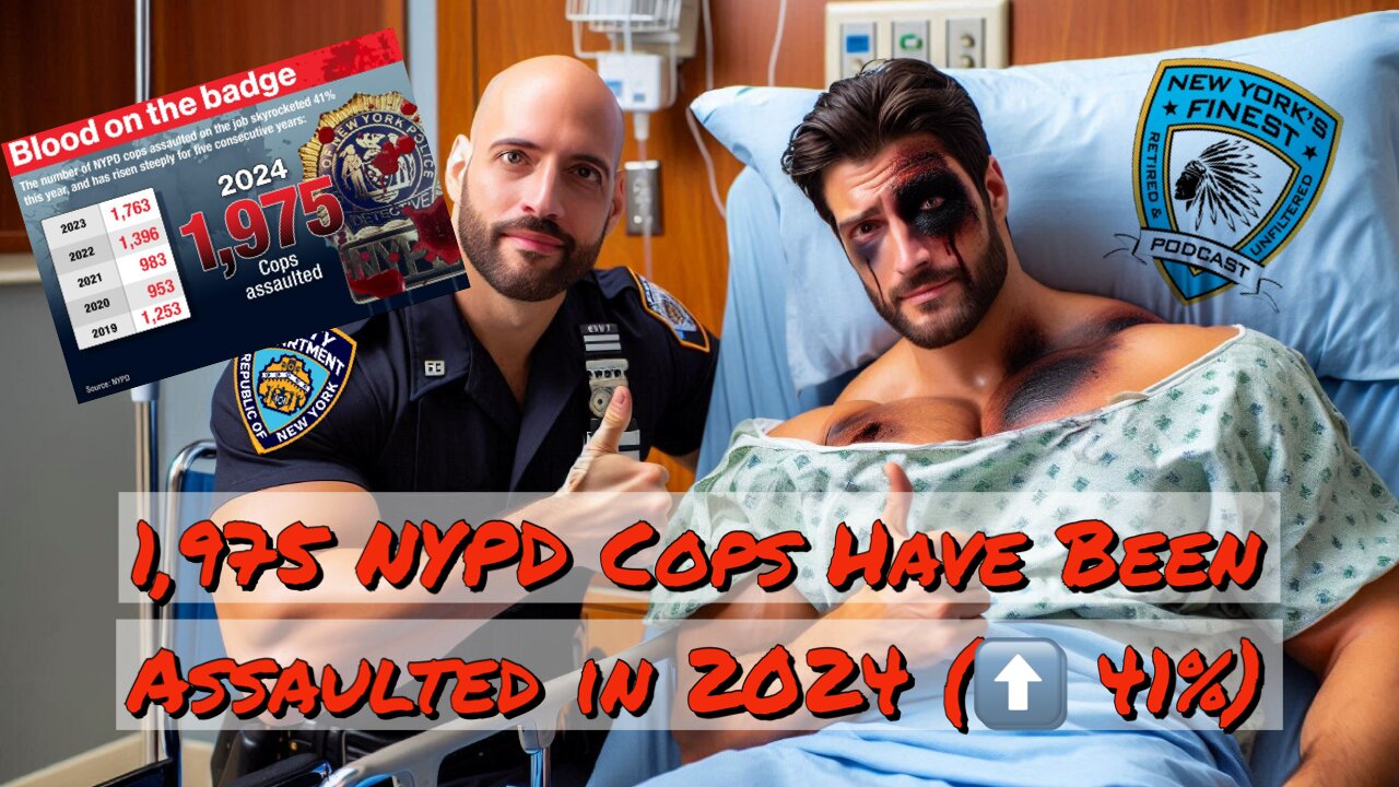 1,975 NYPD officers have been assaulted so far in 2024 (Up 41% From 2023)