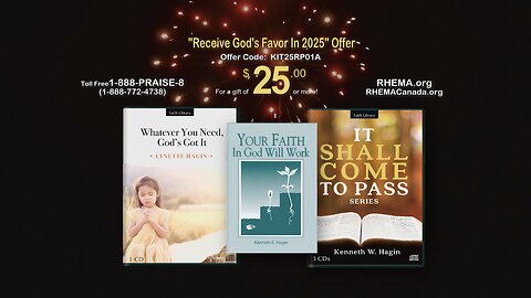 Receive God's Favor In 2025! | TV/Radio Offer