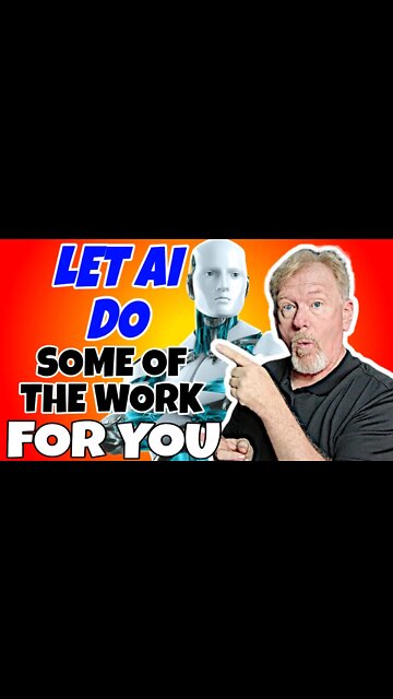 Let AI Do Some of The Work For You - AI COntent Creation #Shorts