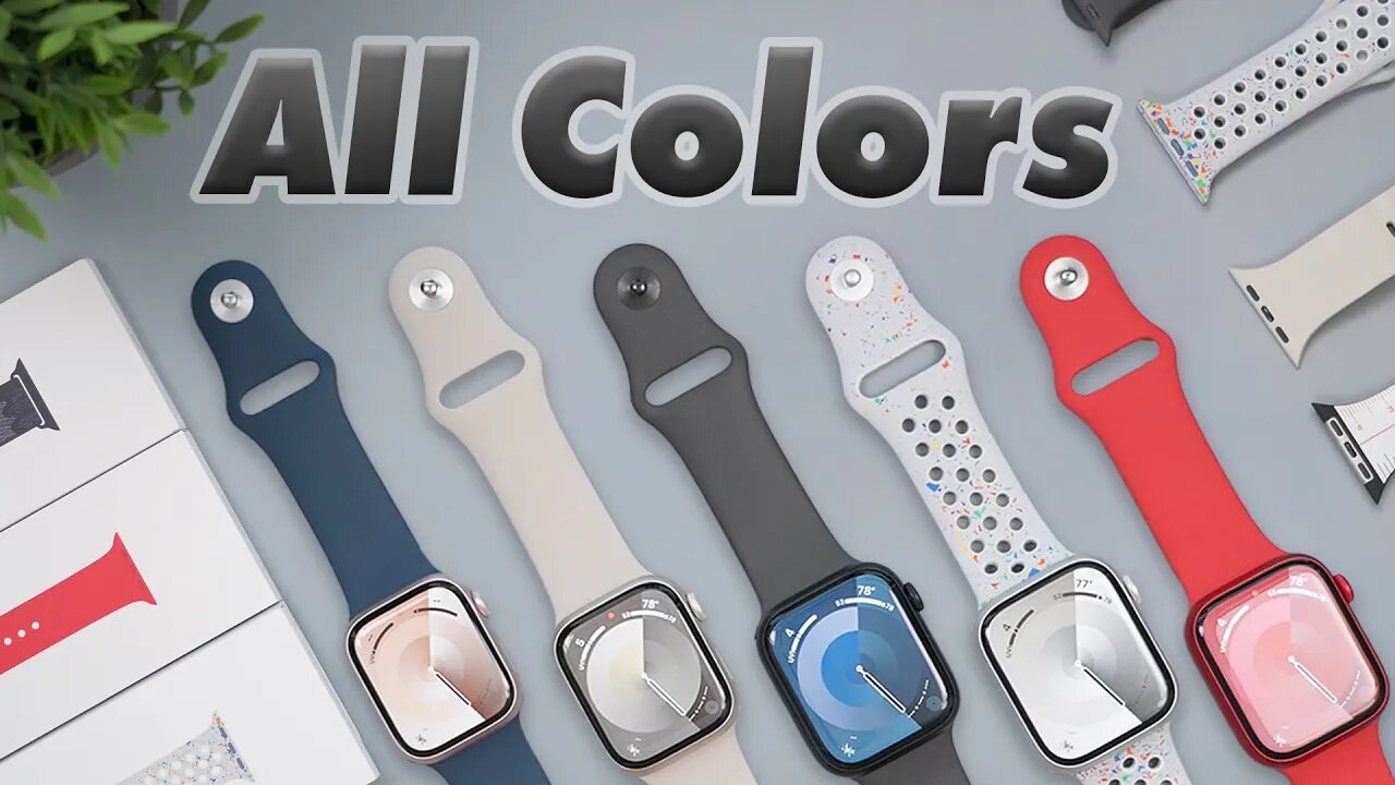 Apple Watch Series 9: All Colors In-Depth Comparison! Which is Best?