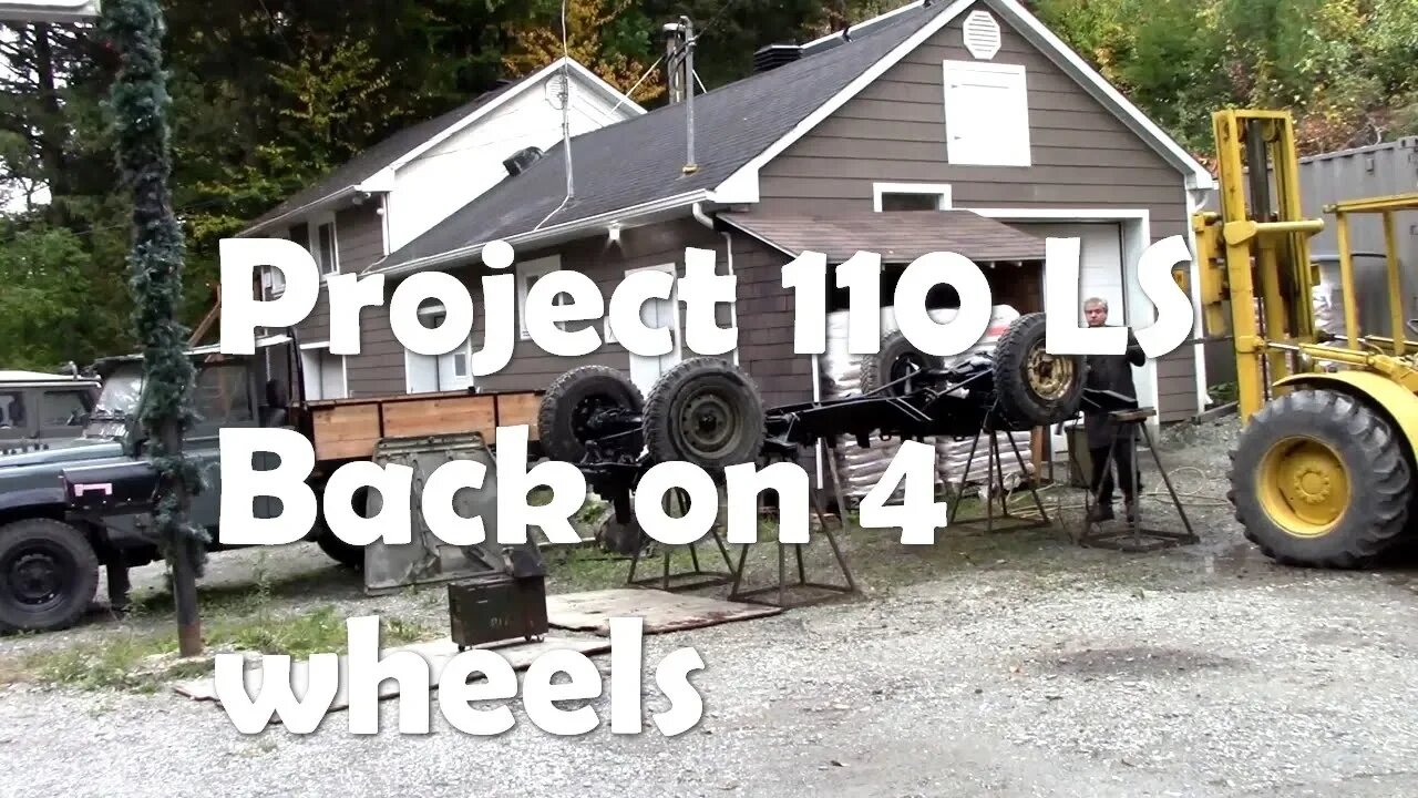 110 LS project. Back on 4 wheels!