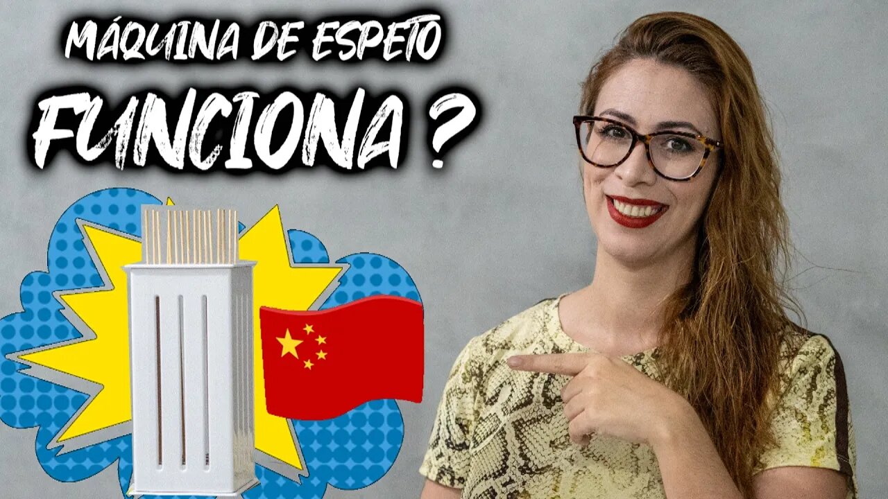MAQUINA DE ESPETINHO - SERÁ QUE FUNCIONA?