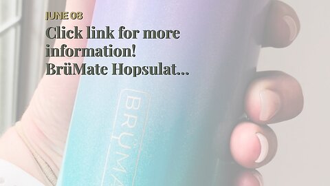 Click link for more information! BrüMate Hopsulator Slim Can Cooler Insulated for 12oz Slim Can...