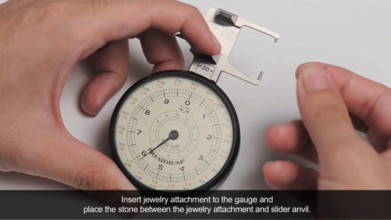 Dial Gauge Measurements for Gemstones PDG Presidium