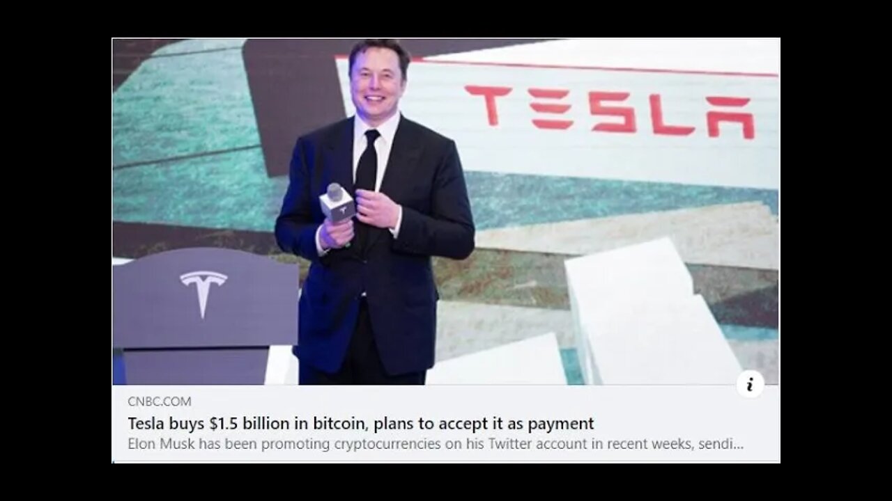 Tesla buys $1.5Bil of bitcoin