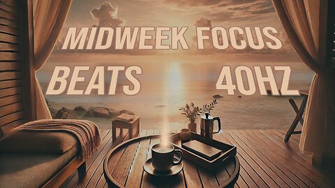 Midweek Focus: 40 Hz Binaural Beats with Porch & Coastal Ambience | Wednesday Reset