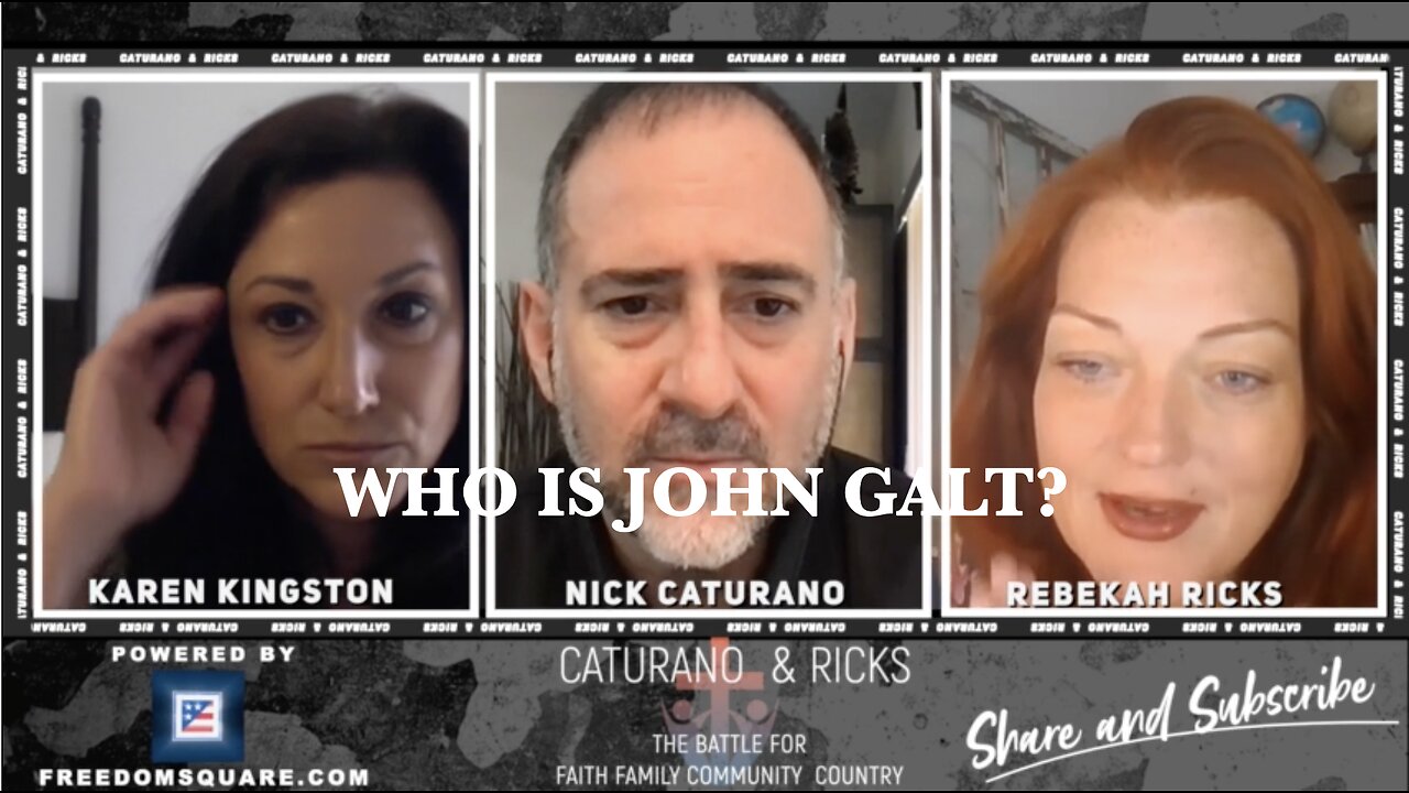 Nick Caturano and Rebekah Ricks W/ Karen Kingston W/ LATEST UPDATES ON BIO-WEAPON THX John Galt