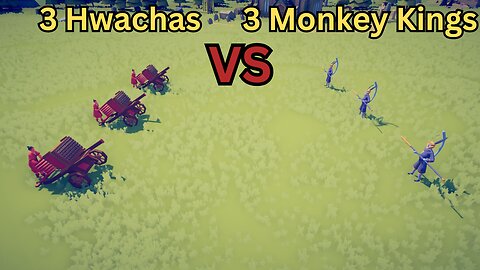 3 Hwachas Versus 3 Monkey Kings || Totally Accurate Battle Simulator