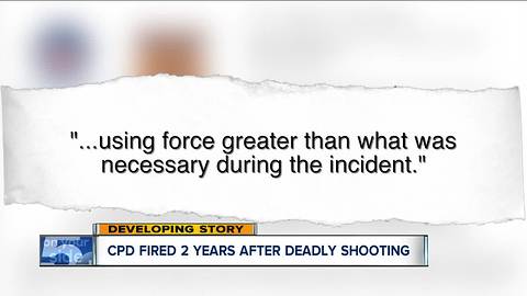 Cleveland police officer fired for violating use of force policy in fatal 2015 shooting